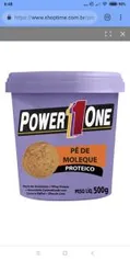 Pasta De Amendoim Pé De Moleque Proteico (Pt) 500g - Power One R$13