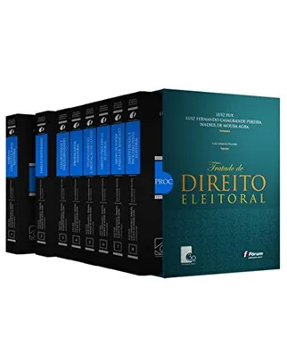 Coleção Tratado de Direito Eleitoral - 2 Caixas com 4 Volumes