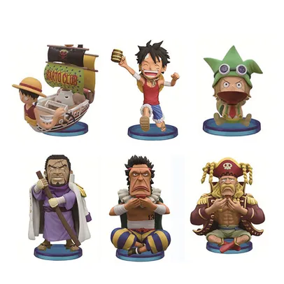 ONE PIECE - Mini figura de anime colecionável