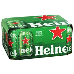 Cerveja Heineken Pilsen 12 Unidades Lata 350ml 