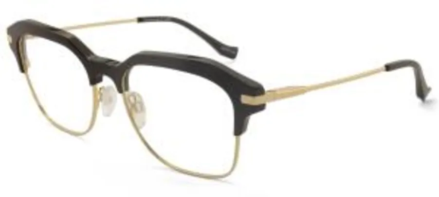 Óculos de Grau Evoke Perception 2 - Preto/Dourado - A01/54 | R$202