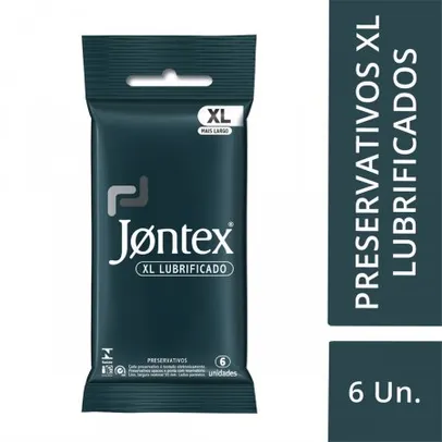 Preservativo Jontex XL Lubrificado 6 Unidades