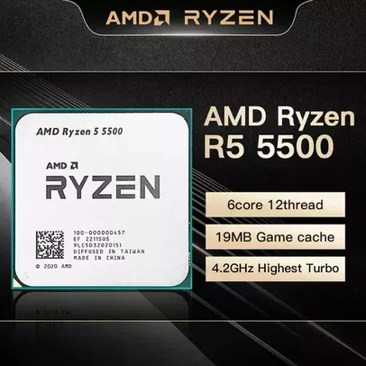 [Novos Usuários] Processador AMD Ryzen 5 5500