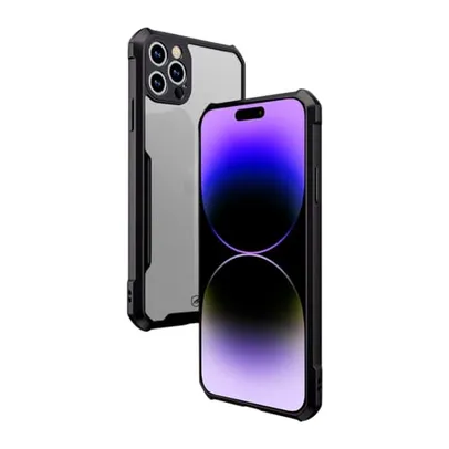 Gshield | Capa Case Capinha Dual Shock X para iPhone (Transparente, iPhone 14 Pro Max)