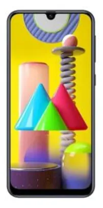 Samsung Galaxy M31 128GB + 6GB (preto) | R$ 1400