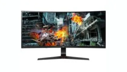 Monitor Gamer LED LG 34´ UltraWide Curvo, Full HD, IPS, 2 HDMI - 34GL750 | R$ 2.900