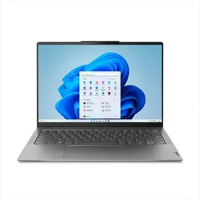 [CC Mercado Pago] Notebook Lenovo Yoga Slim 6i 14  I7 16gb 512gb Iris Xe W11 Cor Storm grey