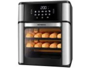 Fritadeira Elétrica sem Óleo/Air Fryer Mondial Forno Oven AFON-12L-BI Preta 12L