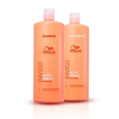 Kit Shampoo e Condicionador 1L Nutri Enrich - Wella