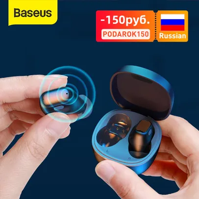 Fone de ouvido Baseus wm01 tws bluetooth sem fio 5.0 bluetooth 