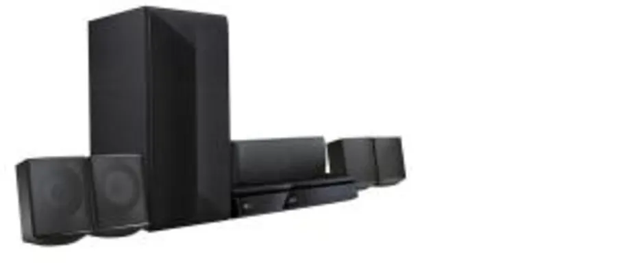 Home Theater LG LHB625M 5.1 Canais com Blu-ray Player 3D, Smart TV, Bluetooth, Entrada USB, HDMI e Lê DVD - 1000W