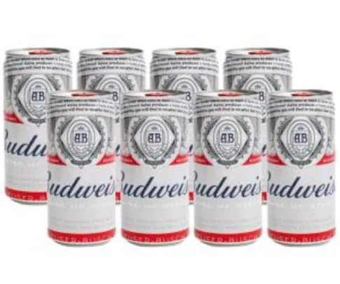 [App | MagaluPay] Cerveja Budweiser - 8 unidades | R$18