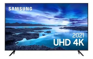 Smart TV Samsung 58'' UHD Processador Crystal 4K AU7700