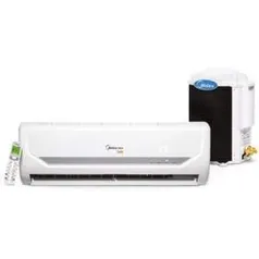 wallmart Evaporadora Split Midea Carrier Liva Eco 9.000 BTUs Quente e Frio Branco