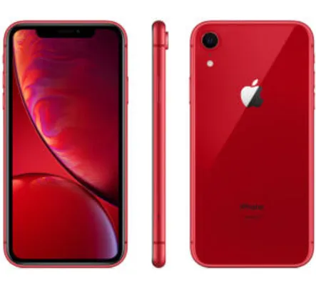 [APP] iPhone XR 64GB Vermelho Tela 6.1” iOS 12 4G 12MP - Apple