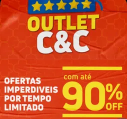 C&C  Até 90% C&C + CUPOM 10%