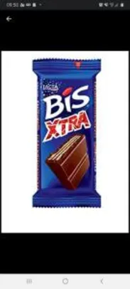 [PRIME] Bis Xtra Chocolate ao Leite 45g (mín. 5) | R$1,22