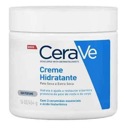 Creme Hidratante Corporal CeraVe Hidratação 24h e Textura Cremosa 453g LEVE 2 POR 54,90 CADA