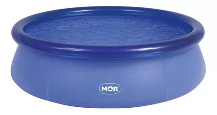 [MERCADO CREDITO] Piscina Inflável redonda Mor 001053 de 2.4m x 63cm 2400L azul caixa