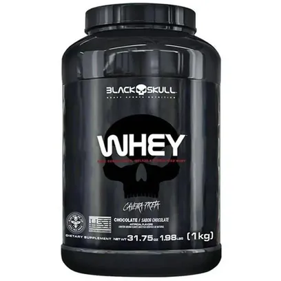 Foto do produto Whey Protein 1 Kg - Black Skull (chocolate)