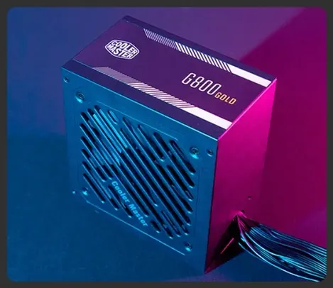 Fonte Cooler Master G800 Gold, 800W, 80 Plus Gold