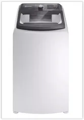 Lavadora de Roupas Electrolux 14kg Cesto Inox - 11 Programas de Lavagem Branca Premium Care LEC14