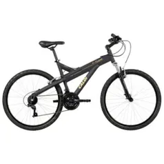 Bicicleta Caloi T-Type, Aro 26, 21 marchas, Quadro em alumínio, Suspensão Dianteira por R$799