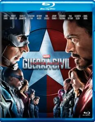 Capitão América - Guerra Civil - Blu-Ray - R$19