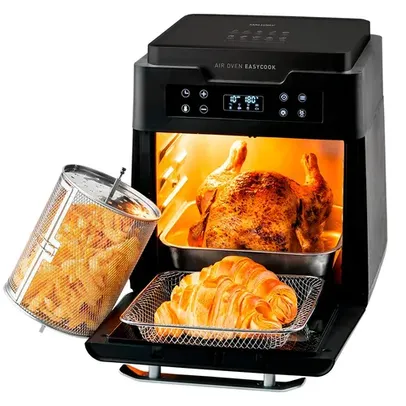 Fritadeira Elétrica Mallory 12 Litros Air Oven EasyCook Preto - 110V