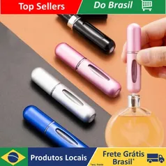 [DoBrasil/Moedas] Mini Frasco Para Perfume Portátil 5ml - Garrafas Reutilizáveis