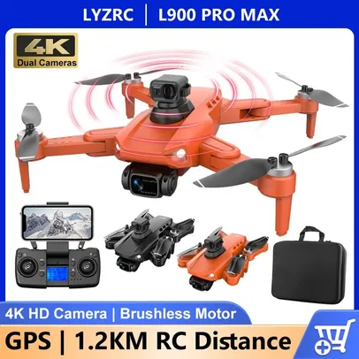 [TAXA INC.+MOEDAS - R$ 134] 1Drone L900 Pro Se Com GPS, Câmera Fpv