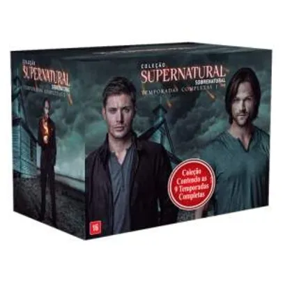 [Submarino] Coleção DVD - Supernatural: Temporadas Completas 1-9 (53 Discos) - R$50