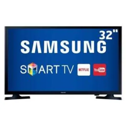 [Ponto Frio] Smart TV LED 32" HD Samsung 32J4300 com Connect Share Movie, Screen Mirroring, Wi-Fi, Entradas HDMI e Entrada USB por R$ 1.099,90