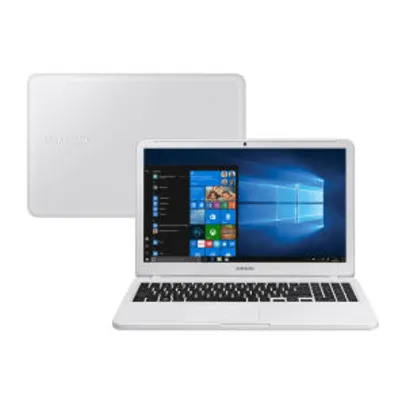 Notebook Samsung Intel Core i5 8GB 1TB Placa de Vídeo 2GB Tela 15,6" Windows 10 NP350XAA-XD2BR Branco Ônix - R$2159
