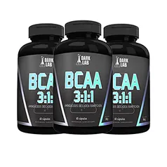 Combo 3x Bcaa 3:1:1 60 Caps (180 Caps) Dark Lab