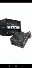 FONTE EVGA 500W 80 PLUS C/ PFC ATIVO | R$294