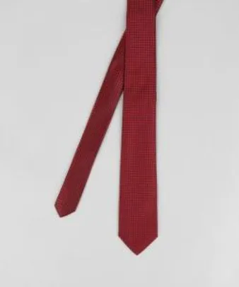 Gravata masculina em jacquard vermelha - R$20