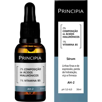 Sérum Facial Hidratante Antissinais Principia Skincare AH-2 Ácido Hialurônico + Vitamina B5 30ml