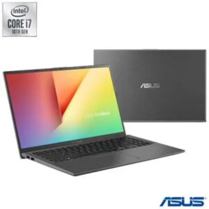 Notebook Asus VivoBook 15, Intel® Core™ i7 10510U, 8GB, 1TB, Tela de 15,6" | R$ 4453