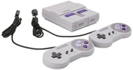 Console Super Nintendo Classic Edition - Cinza - com 21 jogos