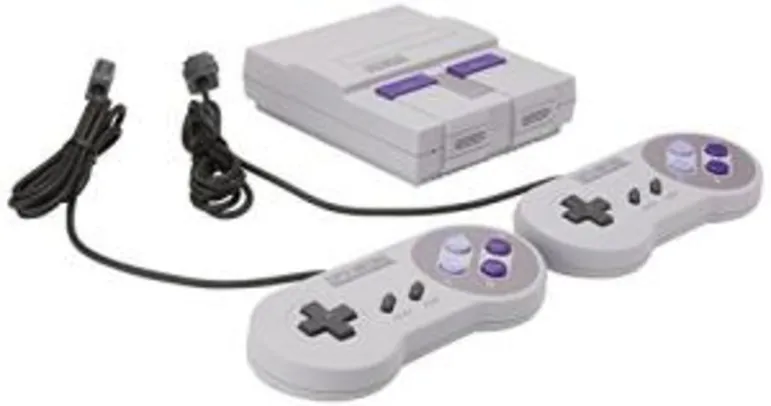 Console Super Nintendo Classic Edition - Cinza - com 21 jogos