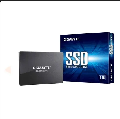 SSD Gigabyte 1TB, Sata III, Leitura 550MBs e Gravação 500MBs, GP-GSTFS31100TNTD