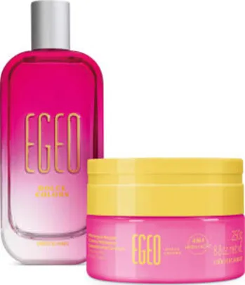 Combo Egeo Dolce Colors: Desodorante Colônia 90ml + Merengue Mousse Creme Hidratante | R$ 130
