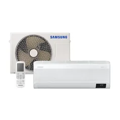  Ar-condicionado Split Inverter Samsung WindFree Pro Energy Sem Vento 9.000 BTUs Frio AR09CVFAAWKNAZ 220V