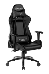 Cadeira Gamer Husky Gaming Blizzard, Preto - Com Almofadas, Reclinável, Descanso de Braço 2D - HBL-BK