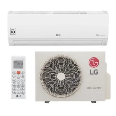 [R$ 1732 AME] Ar Condicionado LG Dual Inverter Voice 9000 BTUs Quente/Frio | R$ 1.869