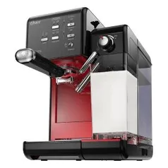 Cafeteira Expresso Oster PrimaLatte BVSTEM6701B-017 Preta e Vermelha 110V - R$683