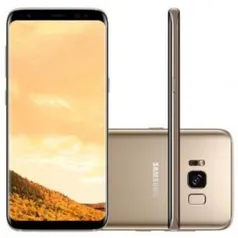 Smartphone Galaxy S8+ G955 64GB, Dual Chip, 4G, Câm. 12MP + Selfie 8MP, Tela 6.2", Quad HD, Dourado - Samsung