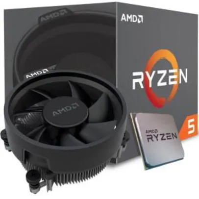 Processador AMD Ryzen 5 2600 3.4GHz (3.9GHz Turbo) | R$799