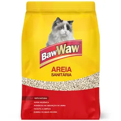 Areia Argila Esmectita Baw Waw para Gatos 4kg